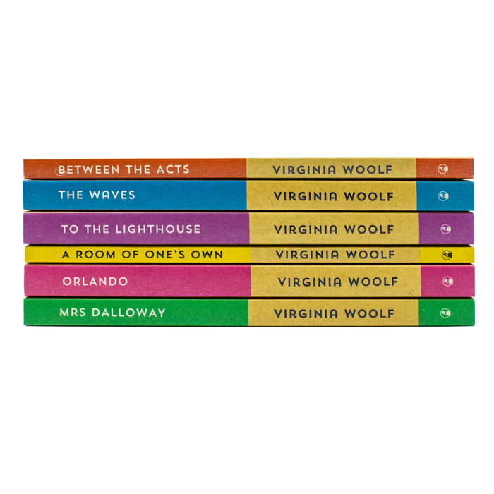 The Virginia Woolf Collection 6 Books set (A Room Of One's Own, Mrs Dalloway, Between The Acts) - The Book Bundle
