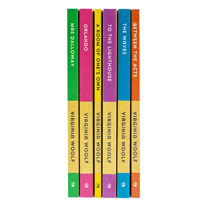 The Virginia Woolf Collection 6 Books set (A Room Of One's Own, Mrs Dalloway, Between The Acts) - The Book Bundle