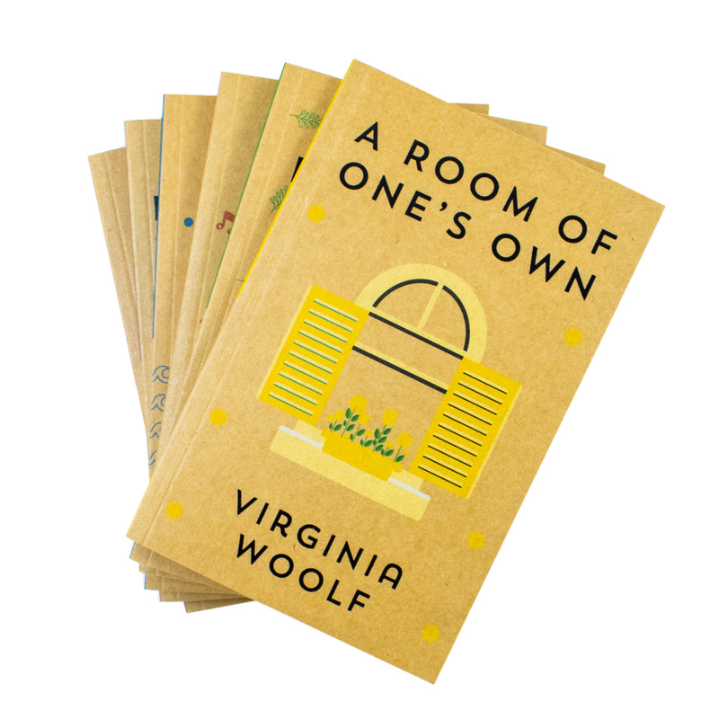 The Virginia Woolf Collection 6 Books set (A Room Of One's Own, Mrs Dalloway, Between The Acts) - The Book Bundle