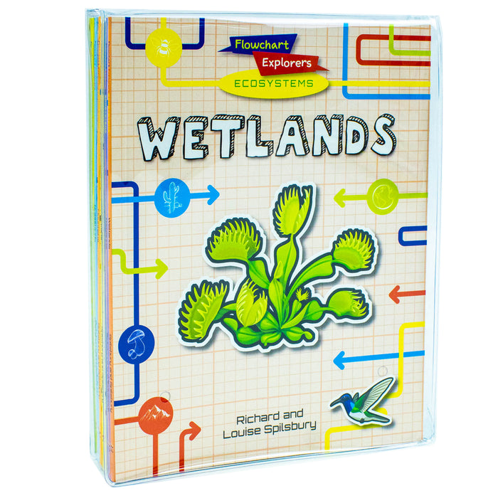 Flowchart Explorers Ecosystems STEM 6 Geography Science Books Collection Set - The Book Bundle