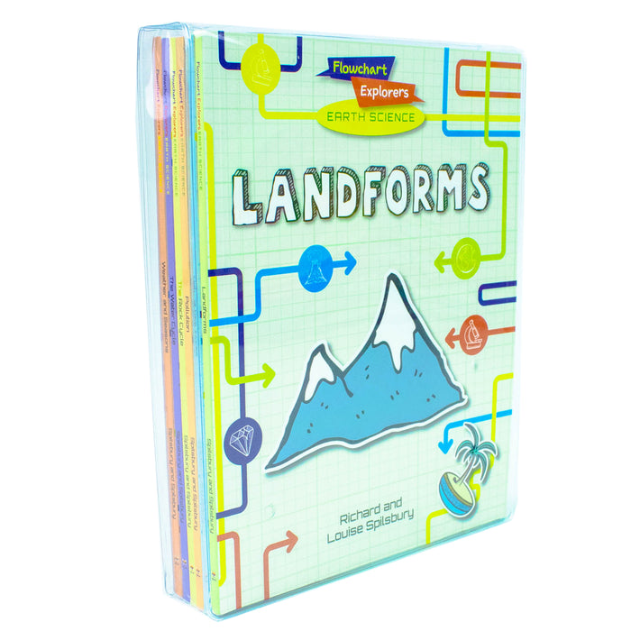 Flowchart Explorers Earth Science STEM 6 Geography Science Books Collection Set - The Book Bundle