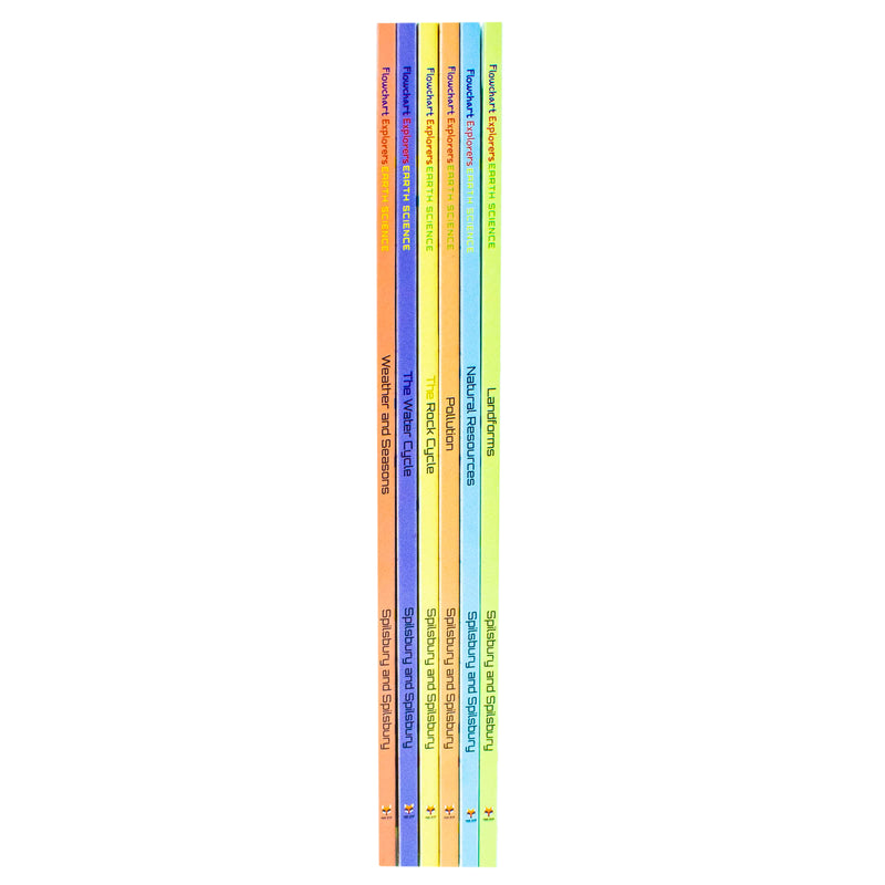 Flowchart Explorers Earth Science STEM 6 Geography Science Books Collection Set - The Book Bundle