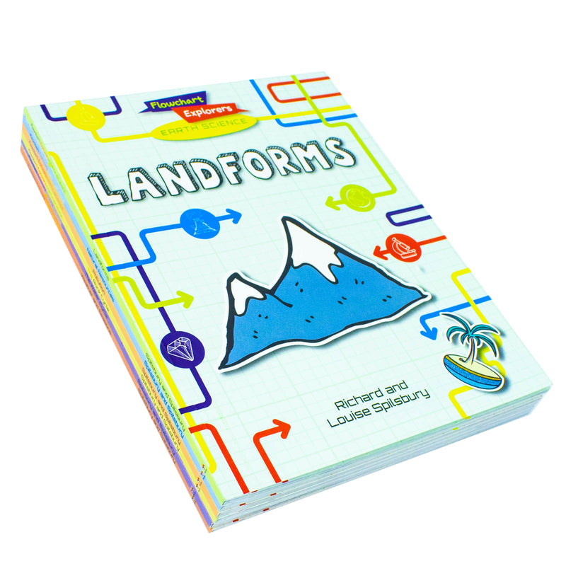 Flowchart Explorers Earth Science STEM 6 Geography Science Books Collection Set - The Book Bundle
