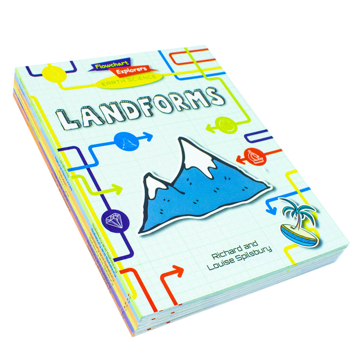 Flowchart Explorers Earth Science STEM 6 Geography Science Books Collection Set - The Book Bundle