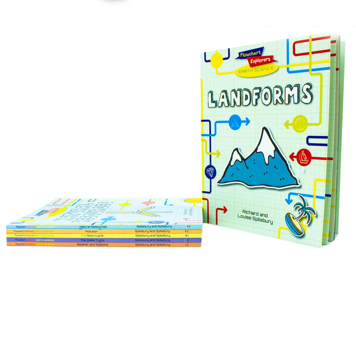 Flowchart Explorers Earth Science STEM 6 Geography Science Books Collection Set - The Book Bundle
