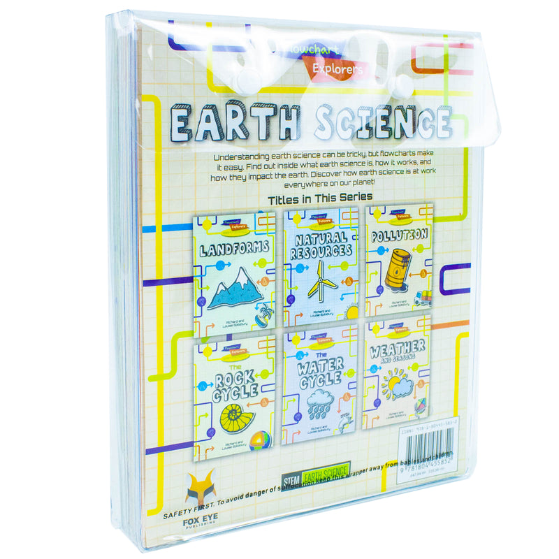 Flowchart Explorers Earth Science STEM 6 Geography Science Books Collection Set - The Book Bundle
