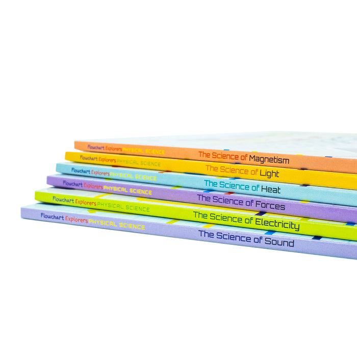 Flowchart Explorers Physical Science STEM 6 Science Books Collection Set - The Book Bundle