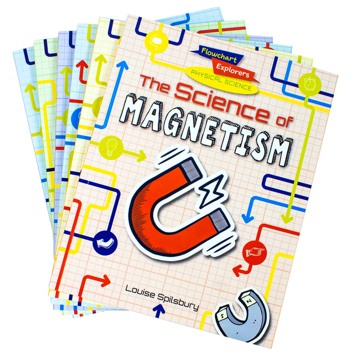 Flowchart Explorers Physical Science STEM 6 Science Books Collection Set - The Book Bundle