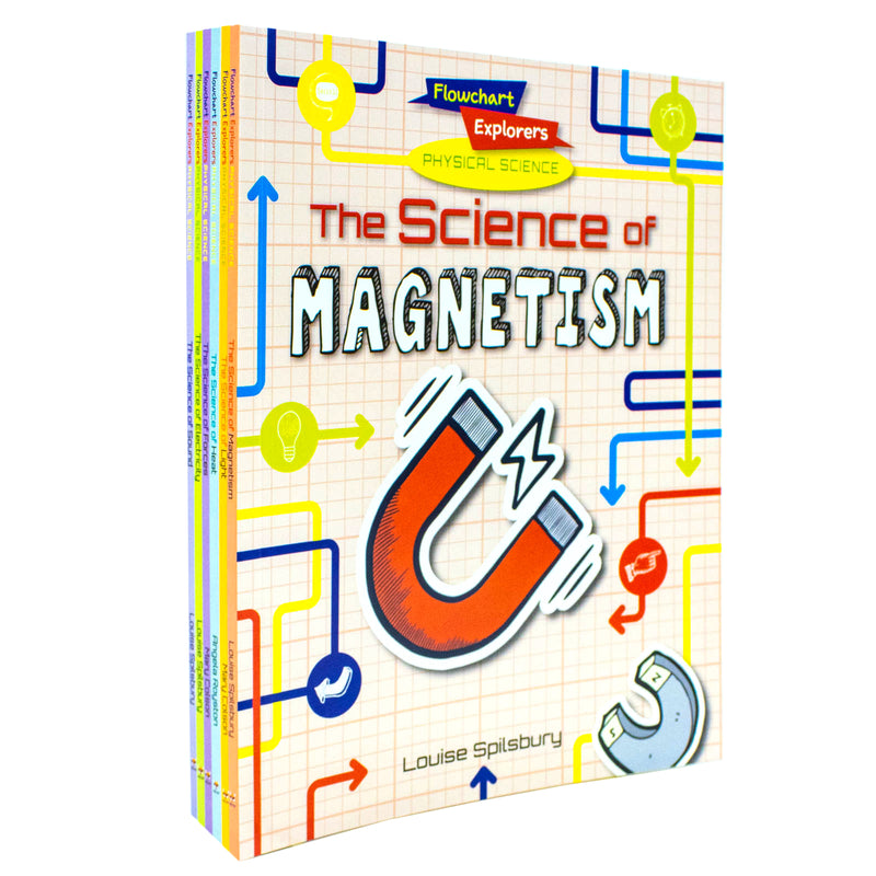 Flowchart Explorers Physical Science STEM 6 Science Books Collection Set - The Book Bundle