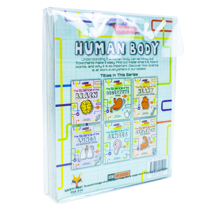 Flowchart Explorers Human Body STEM 6 Science Books Collection Set - The Book Bundle