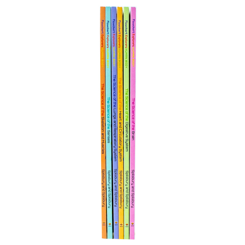 Flowchart Explorers Human Body STEM 6 Science Books Collection Set - The Book Bundle