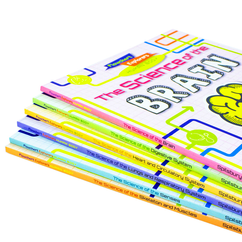 Flowchart Explorers Human Body STEM 6 Science Books Collection Set - The Book Bundle