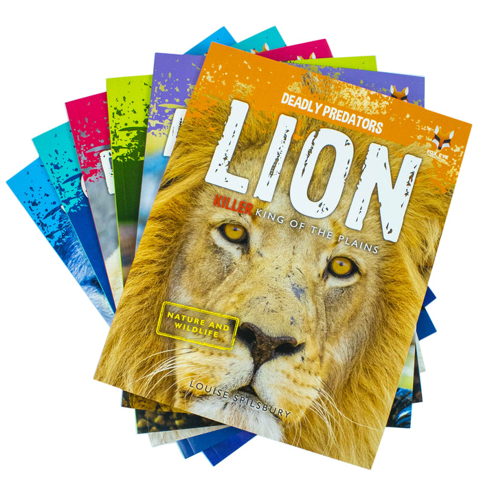 Deadly Predators Killer Kings of the Animal Kingdom 6 Books Collection Set - The Book Bundle