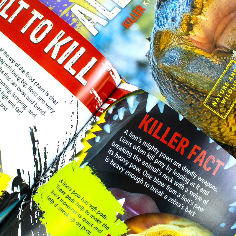 Deadly Predators Killer Kings of the Animal Kingdom 6 Books Collection Set - The Book Bundle