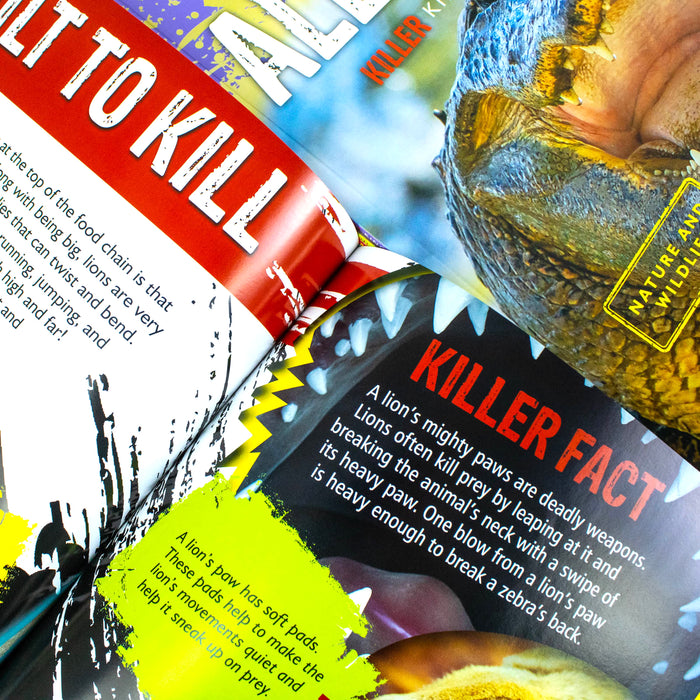 Deadly Predators Killer Kings of the Animal Kingdom 6 Books Collection Set - The Book Bundle