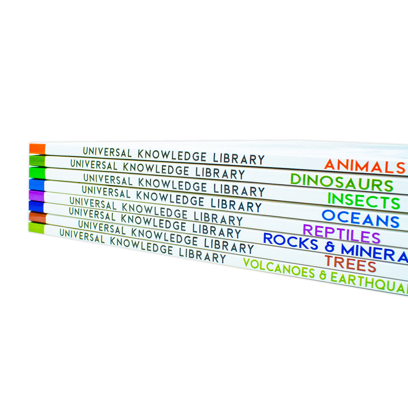Universal Knowledge Library Animals and Nature 8 Volumes Books Collection Set - The Book Bundle