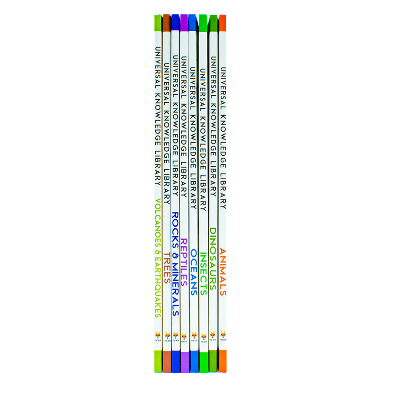 Universal Knowledge Library Animals and Nature 8 Volumes Books Collection Set - The Book Bundle