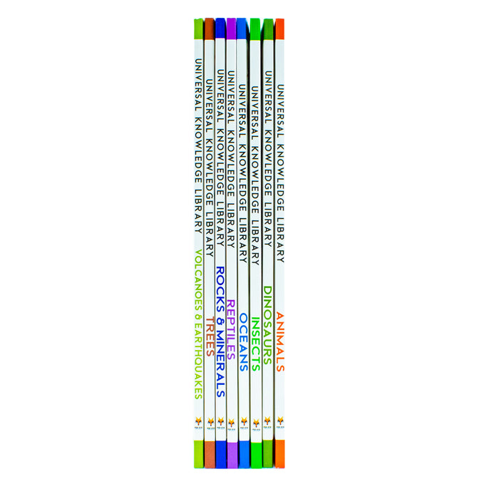 Universal Knowledge Library Animals and Nature 8 Volumes Books Collection Set - The Book Bundle