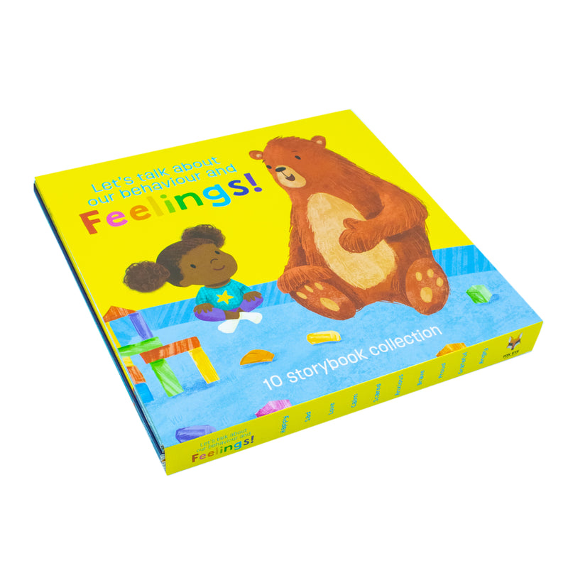 Let's Talk About Our Behaviour and Feelings 10 Illustrated Stories Books Collection Set - The Book Bundle
