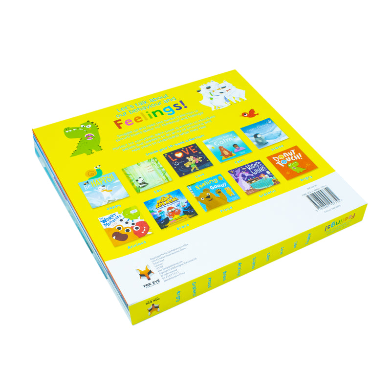 Let's Talk About Our Behaviour and Feelings 10 Illustrated Stories Books Collection Set - The Book Bundle