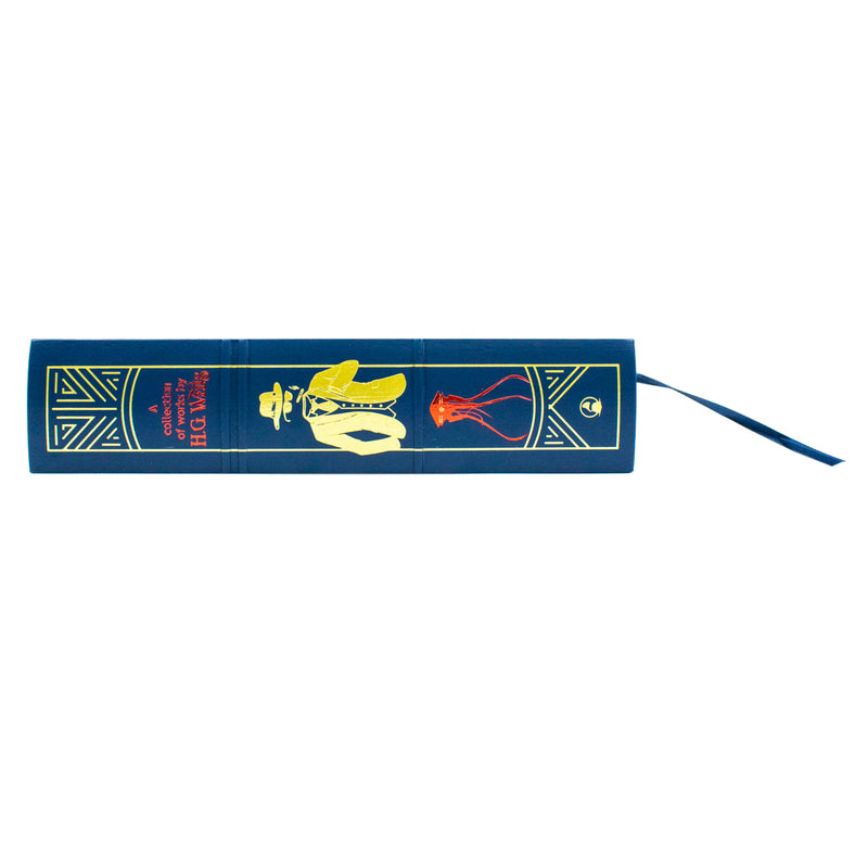 H.G. Wells:A Collection Of Works : Time Machine (Leather-bound) - The Book Bundle