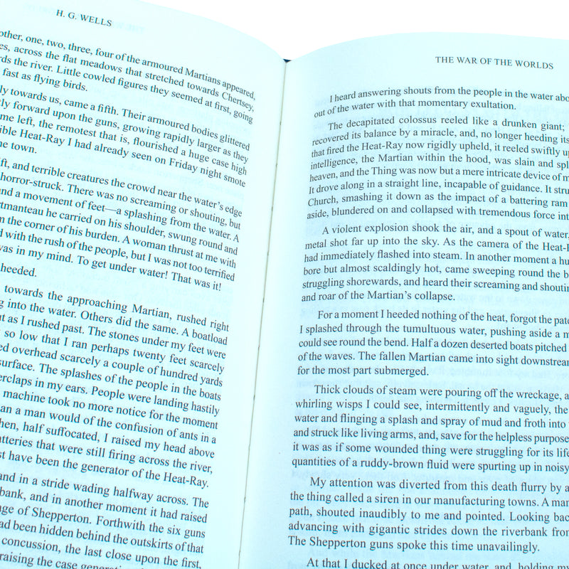 H.G. Wells:A Collection Of Works : Time Machine (Leather-bound) - The Book Bundle