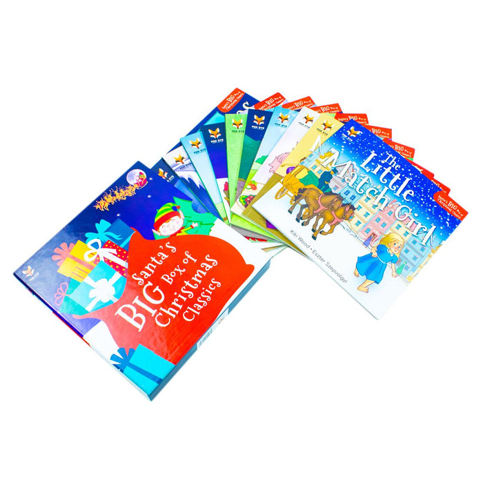 Santa's Big Box of Christmas Classics 10 Book Collection Set (A Christmas Carol) - The Book Bundle