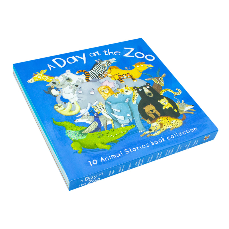 A Day at the Zoo 10 Animal Stories Illustrated Picture Flats Book Collection: (Animal Magic) - The Book Bundle