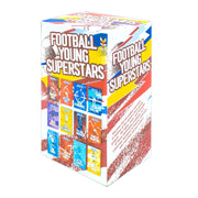 Football Young Superstars 12-book box set featuring Jude Bellingham, Rashford, Foden, Saka, Mbappe, by Fox Eye Publishing.