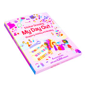 Sticker Dress Up 4 activity book set by Fox Eye Publishing featuring fashion, shopping, holiday, princess, and wedding dress-up scenes.