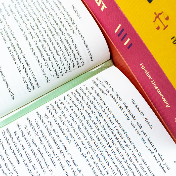 Complete Collection of Fyodor Dostoevsky 6 Hardback Books Box Set - The Book Bundle