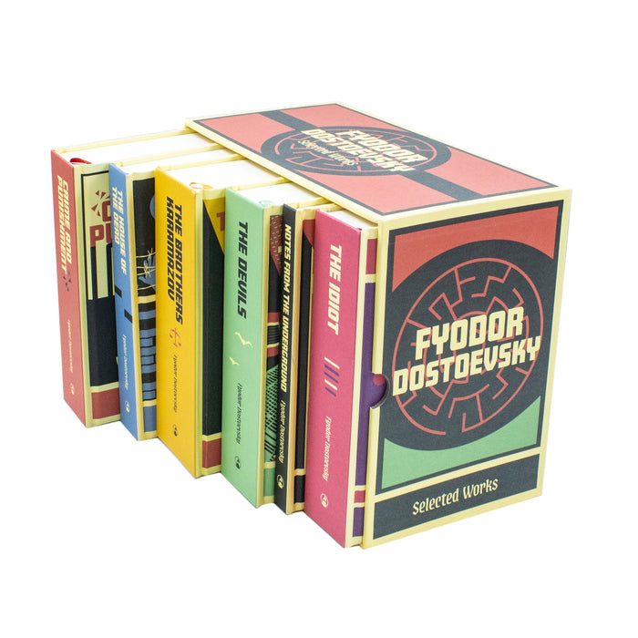Complete Collection of Fyodor Dostoevsky 6 Hardback Books Box Set - The Book Bundle