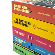 Complete Collection of Fyodor Dostoevsky 6 Hardback Books Box Set - The Book Bundle