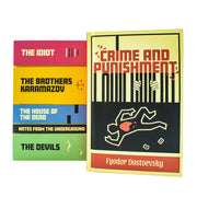 Complete Collection of Fyodor Dostoevsky 6 Hardback Books Box Set - The Book Bundle
