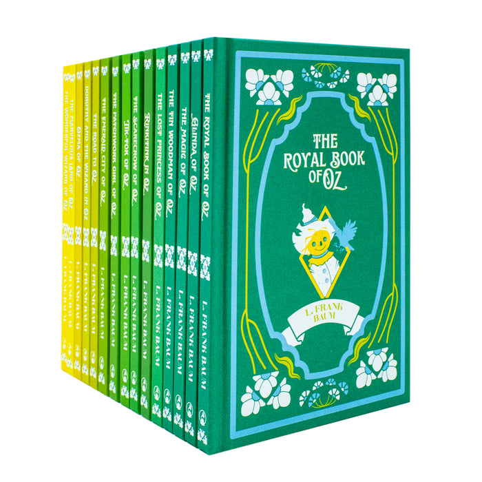 The Wizard of Oz 15 Books Collection Set By L. Frank Baum The Royal Book of Oz, Glinda of Oz - The Book Bundle