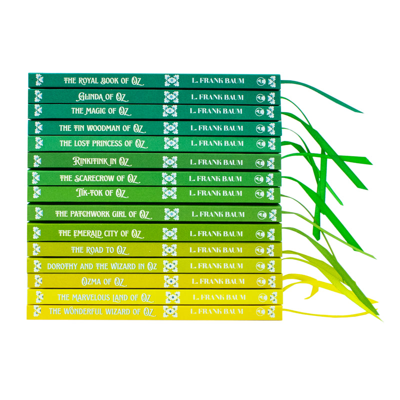 The Wizard of Oz 15 Books Collection Set By L. Frank Baum The Royal Book of Oz, Glinda of Oz - The Book Bundle