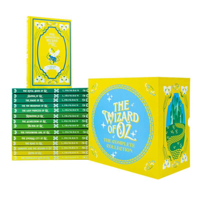 The Wizard of Oz 15 Books Collection Set By L. Frank Baum The Royal Book of Oz, Glinda of Oz - The Book Bundle