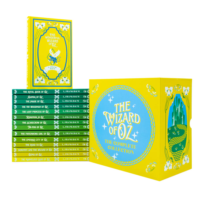 The Wizard of Oz 15 Books Collection Set By L. Frank Baum The Royal Book of Oz, Glinda of Oz - The Book Bundle