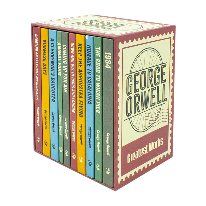 The Greatest Works Of George Orwell 10 Books Collection Box Set - Hardcover - The Book Bundle