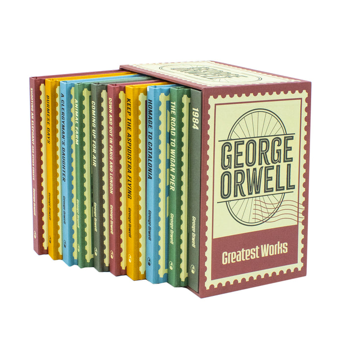 The Greatest Works Of George Orwell 10 Books Collection Box Set - Hardcover - The Book Bundle