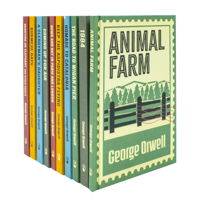 The Greatest Works Of George Orwell 10 Books Collection Box Set - Hardcover - The Book Bundle