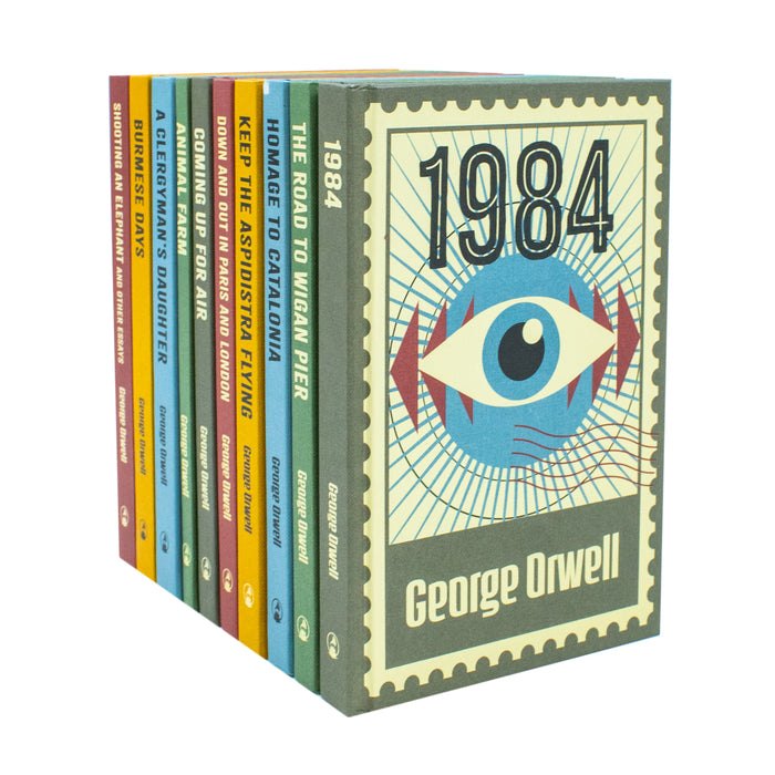 The Greatest Works Of George Orwell 10 Books Collection Box Set - Hardcover - The Book Bundle