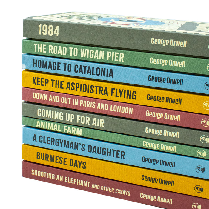 The Greatest Works Of George Orwell 10 Books Collection Box Set - Hardcover - The Book Bundle