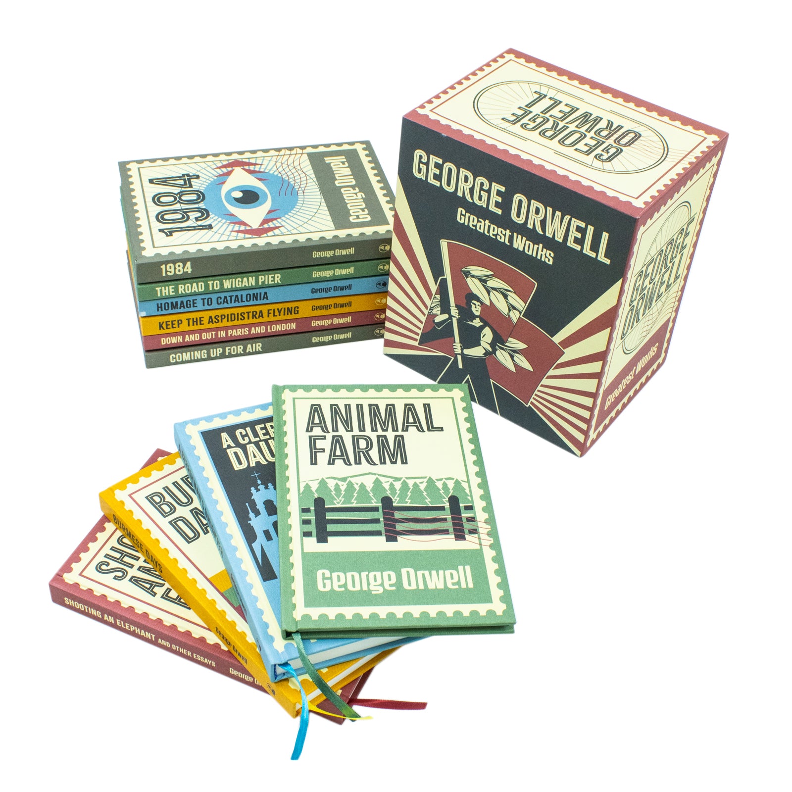The Greatest Works Of George Orwell 10 Books Collection Box Set