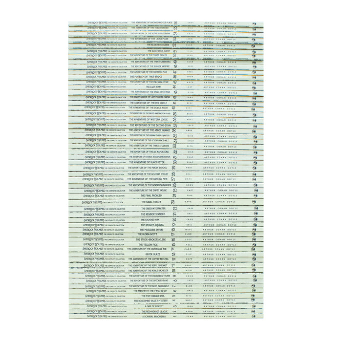 Sherlock Holmes The Complete Short Stories Collection 56 Books Set (A Scandal) - The Book Bundle