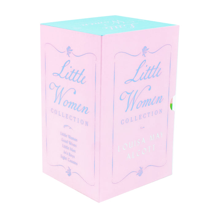 Little Women 5 Hardback Book Collection Set (Little Women, Good Wives, Little Men, Jo's Boys, Eight Cousins) - The Book Bundle