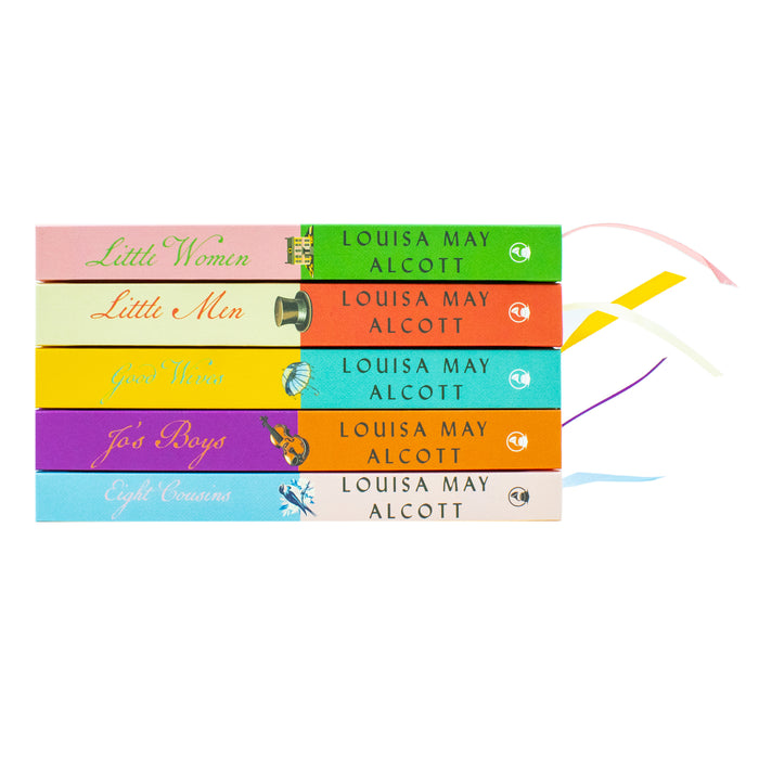 Little Women 5 Hardback Book Collection Set (Little Women, Good Wives, Little Men, Jo's Boys, Eight Cousins) - The Book Bundle