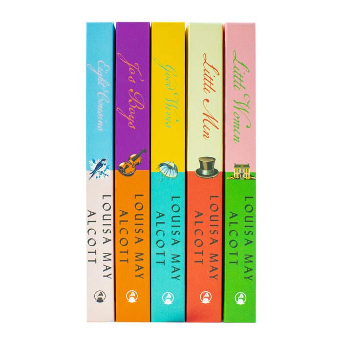 Little Women 5 Hardback Book Collection Set (Little Women, Good Wives, Little Men, Jo's Boys, Eight Cousins) - The Book Bundle