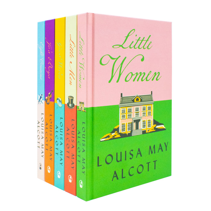 Little Women 5 Hardback Book Collection Set (Little Women, Good Wives, Little Men, Jo's Boys, Eight Cousins) - The Book Bundle