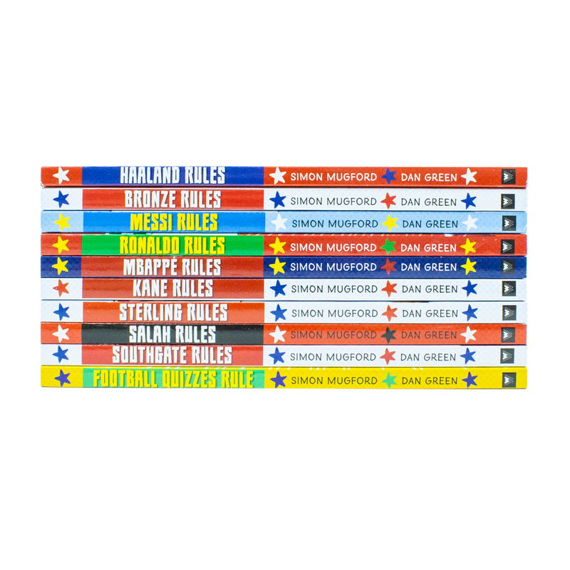 Football Superstars 10 Books Collection Set By Simon Mugford & Dan Green - The Book Bundle